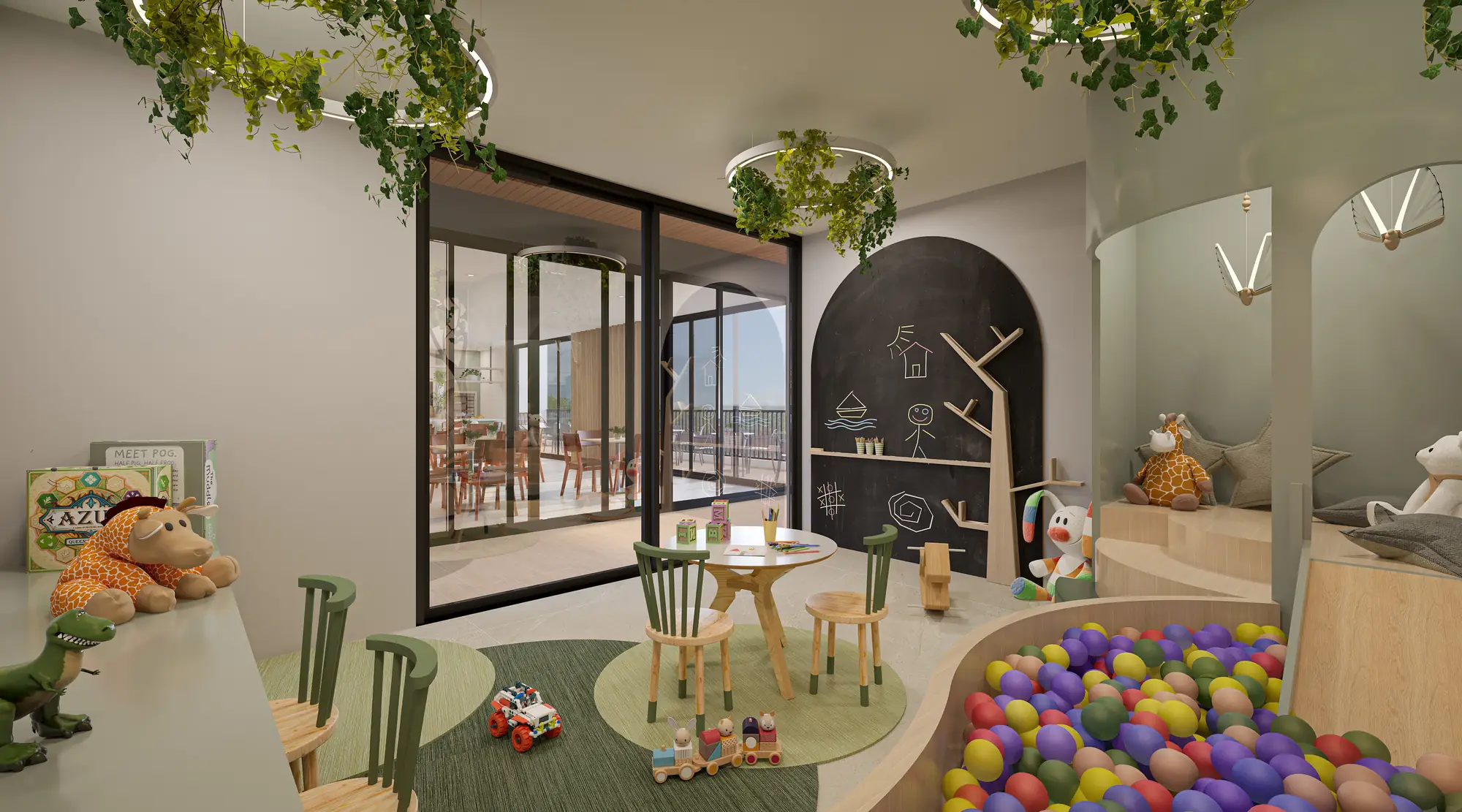 Brinquedoteca decorada — Club House