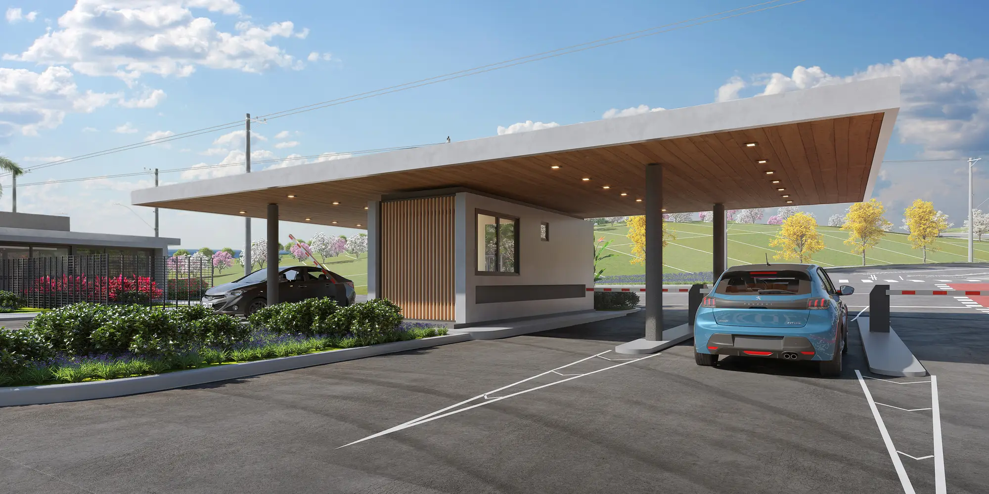 Portaria Origem Mogi — visão diurna